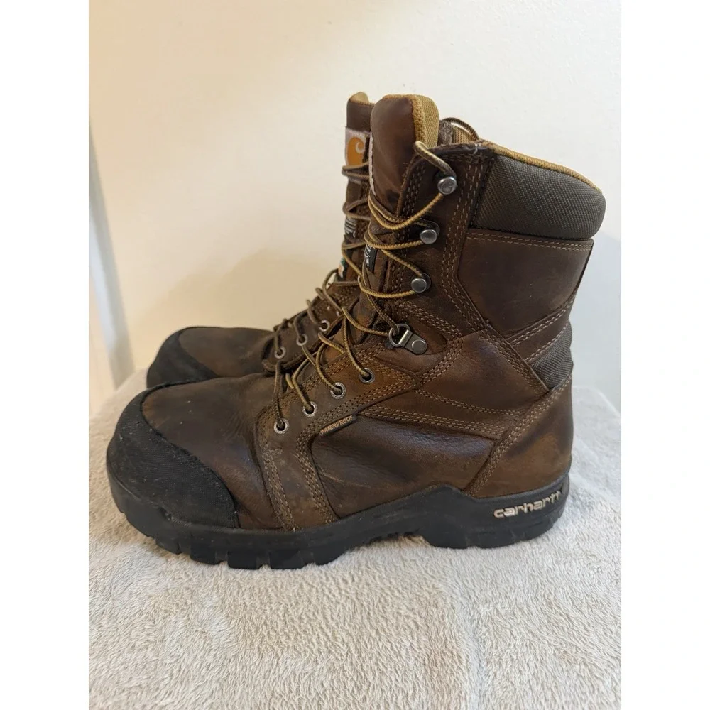 Carhartt Men's Rugged Flex Waterproof Boots Insulated Puncture Resistant Size 10